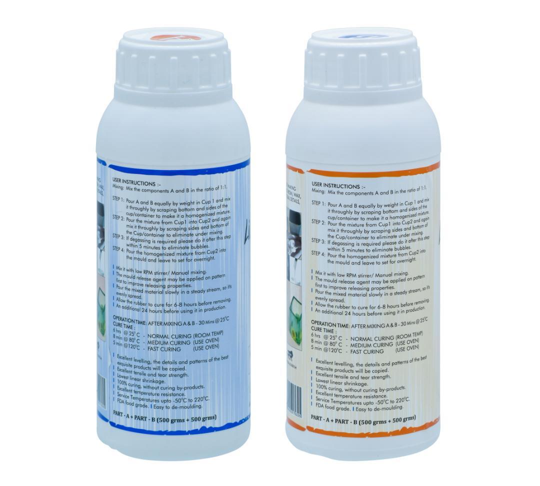 Jags Liquid Silicone Rubber 500A 500B Set 1KG JLSR1000