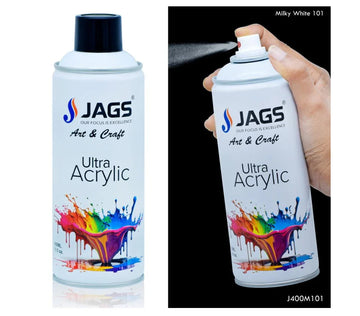 Jags Spray Ultra Acrylic 400ml Milky White 101 J400M101