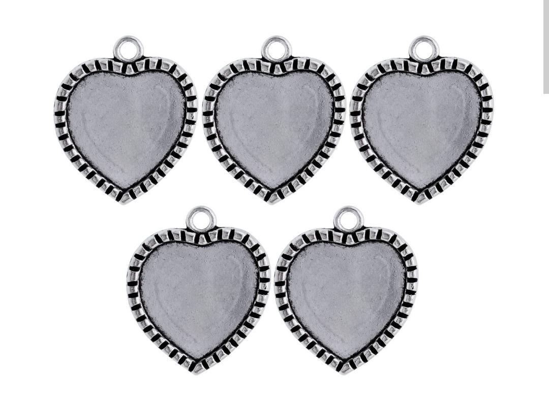 Metal Craft Fitting 5 Pics Heart Mirror MC-588