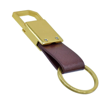 Key Chain Gold Hook With Ring Red KCLH01GD