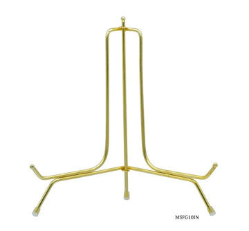 Metal Stand Folding Gold 10 Inch MSFG10IN