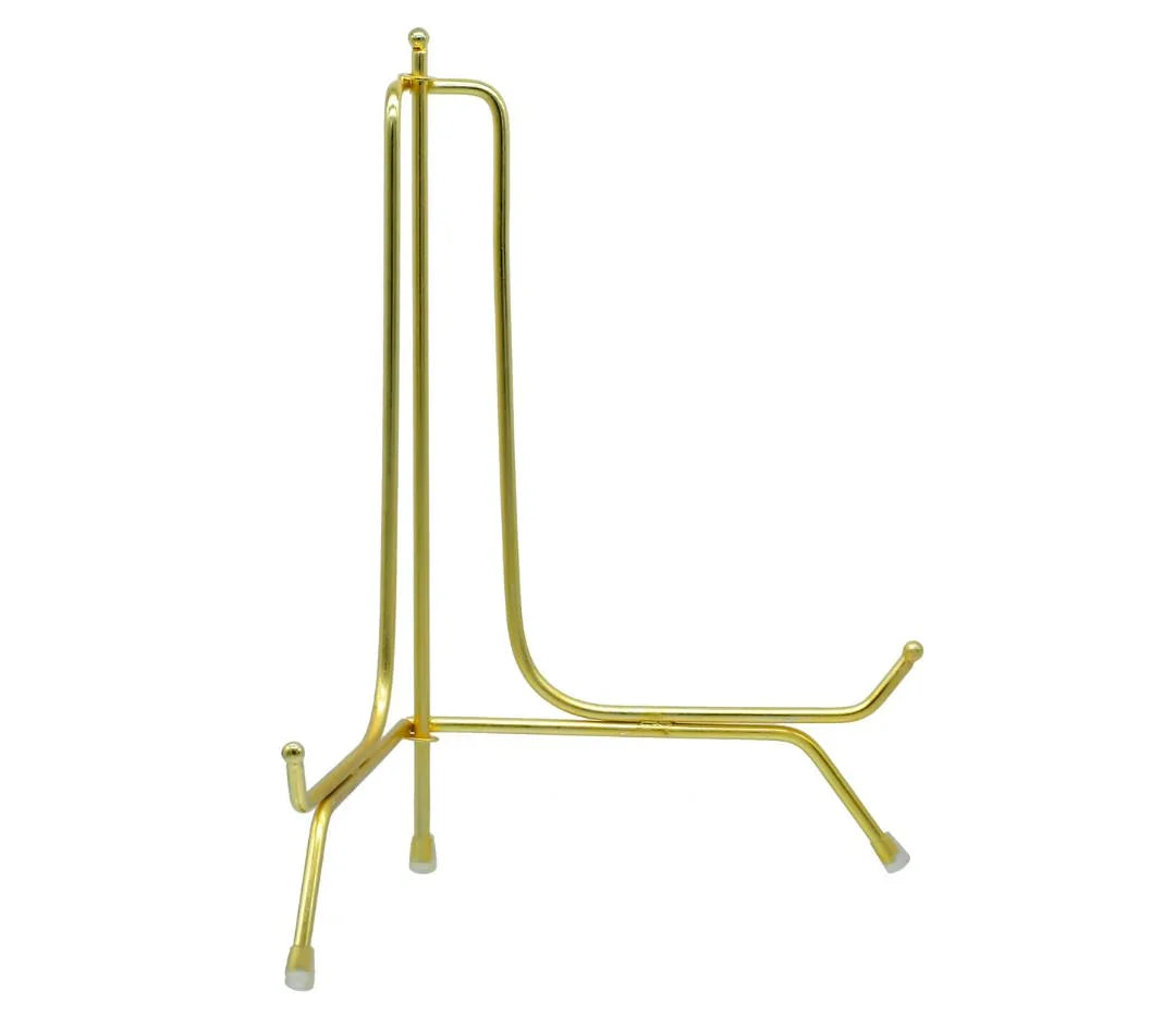 Metal Stand Folding Gold 10 Inch MSFG10IN