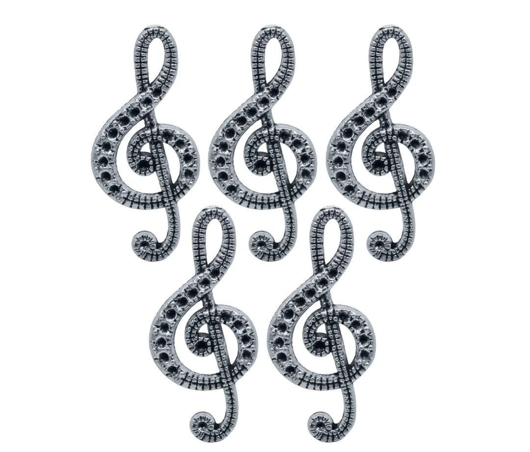 Metal Craft Fitting 5 Pics Music Symbol MC-2776