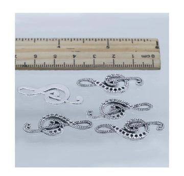Metal Craft Fitting 5 Pics Music Symbol MC-2776