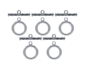 Metal Craft Fitting 5 Pics Set Toggle Clasp MC-2065