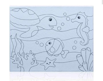 Stretched Canvas Pre Marked 8X10Inch Ocean SCPM01
