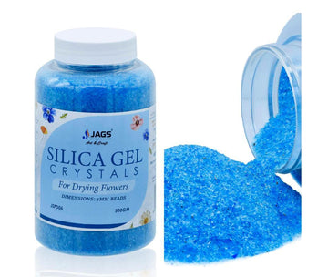Jags Silica Flower Drying Gel 500Gms 1mm 16X30 Blue JSFD06