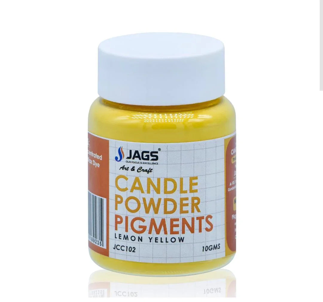 Jags Candle Color 10Gram Lemon Yellow JCC102
