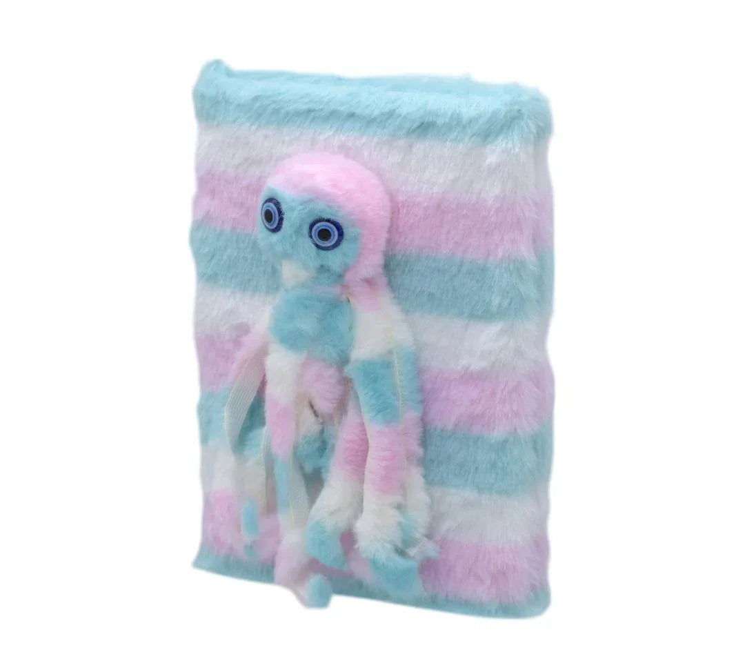 Diary Fancy Fur Cover With Sot Toys A5 654-6