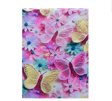 Diary Fancy Cotton Cover Printed A5 654-3