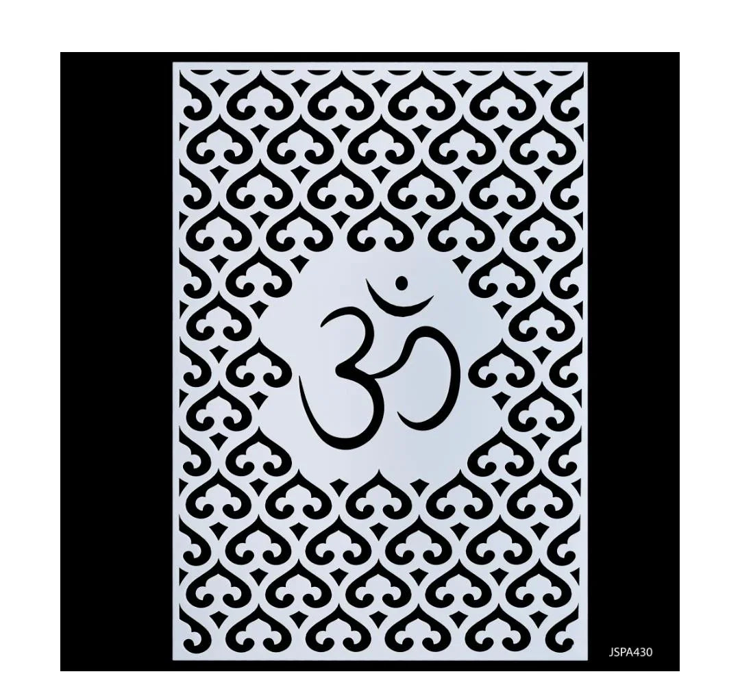 jags Stencil Plastic A4 OM (2 No) JSPA430