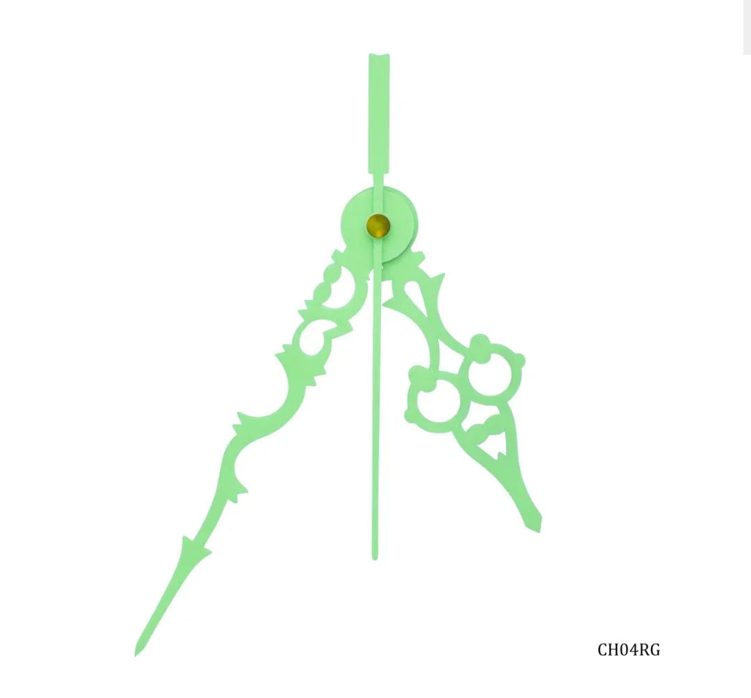 Clock Hands Set Glow In Dark Big 04G CH04RG