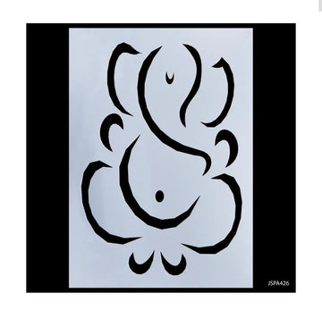 jags Stencil Plastic A4 Ganesh (2 No) JSPA426