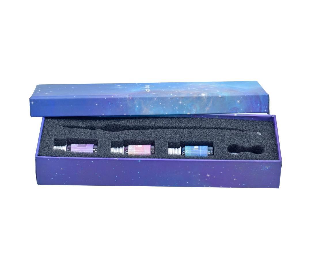 Crystal Fountain Pen Gift Box With 3 Pcs Ink JB19-D