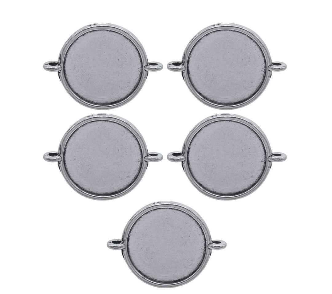 Metal Craft Fitting 5 Pics Round Double Hole MC-3300