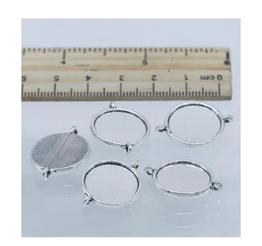 Metal Craft Fitting 5 Pics Round Double Hole MC-3300