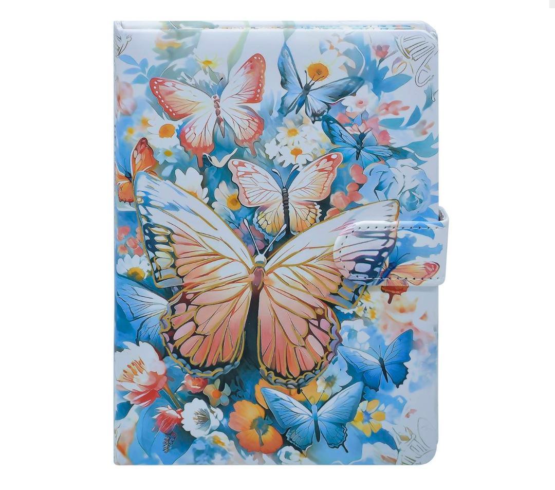 Diary Fancy Printed Butterfly B6 1956-3
