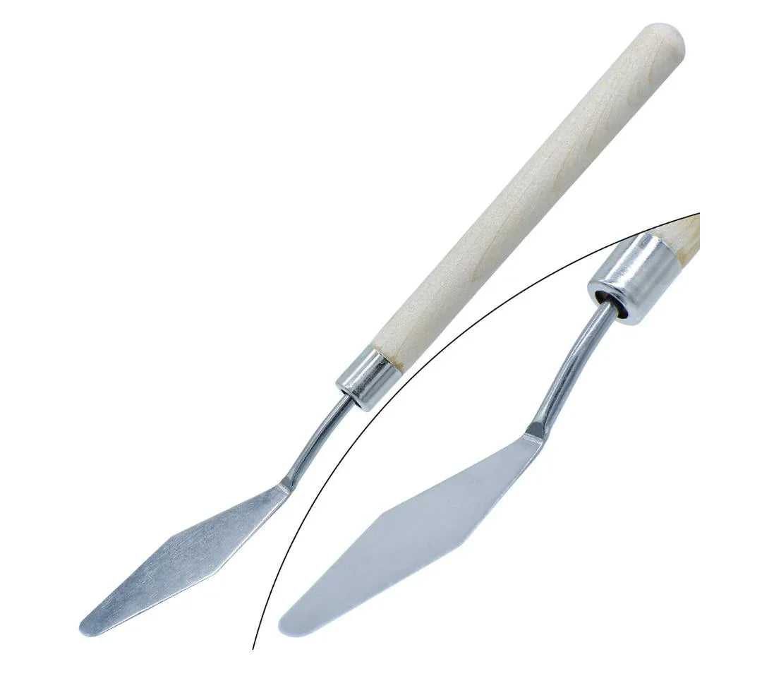 Painting Knife Wooden Handle 1Pcs Y811-3
