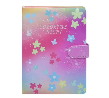 Diary Fancy Printed Colourful Night B6 1956-2