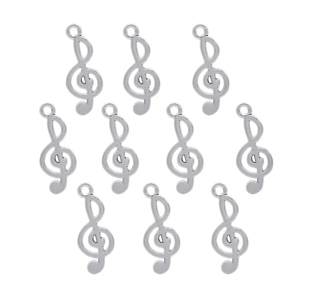 Metal Craft Fitting 10 Pics Music Symbol MC-1034