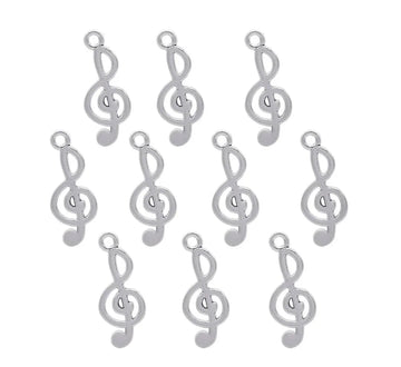 Metal Craft Fitting 10 Pics Music Symbol MC-1034