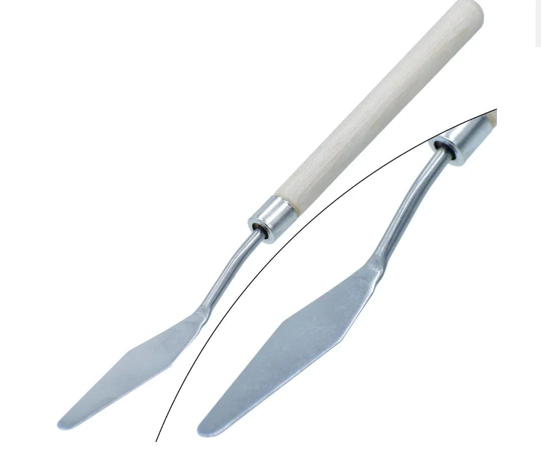 Painting Knife Wooden Handle 1Pcs Y811-4