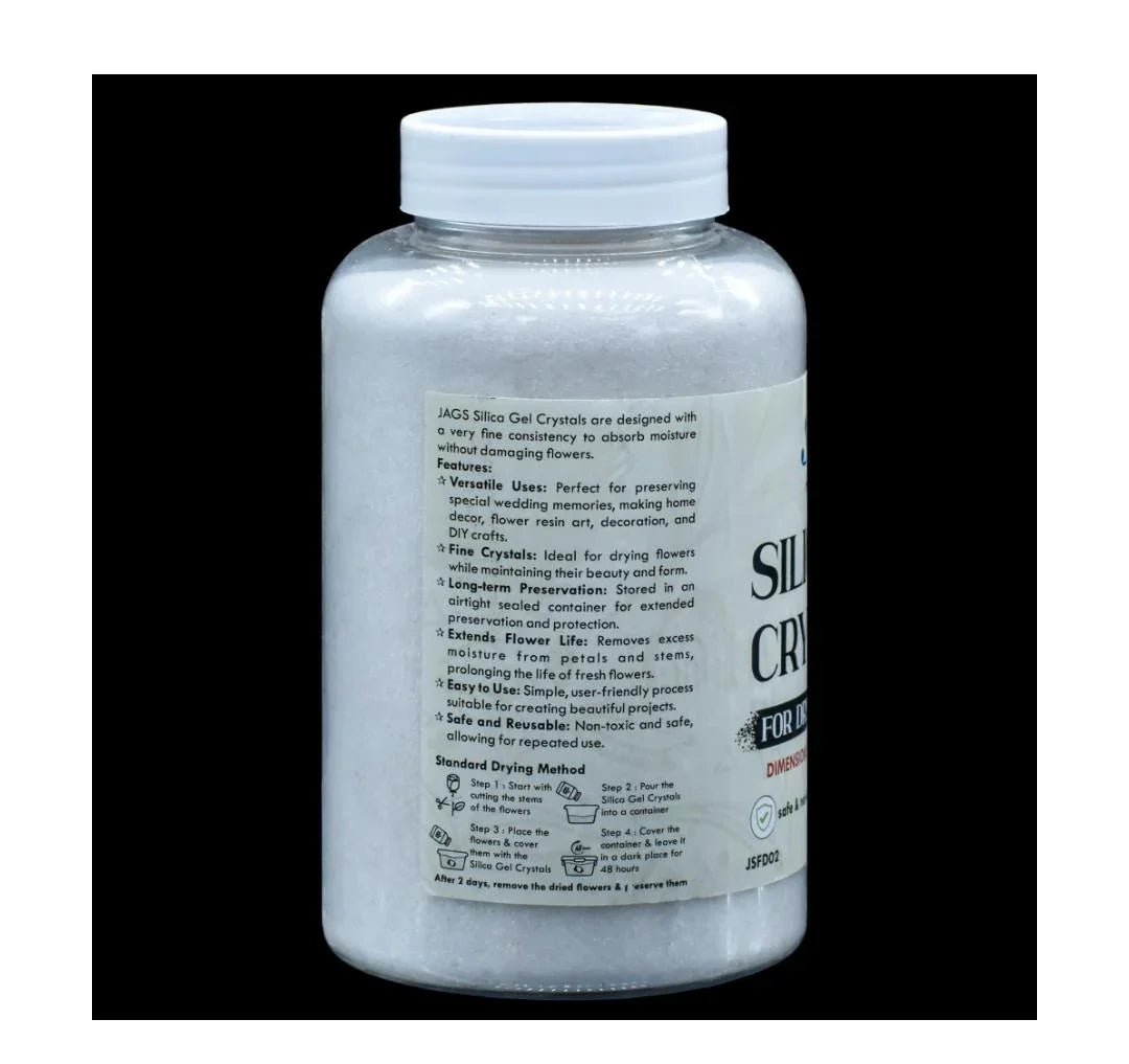 Jags Silica Flower Drying Gel 500Gms 0 To 1MM 30X40 JSFD02