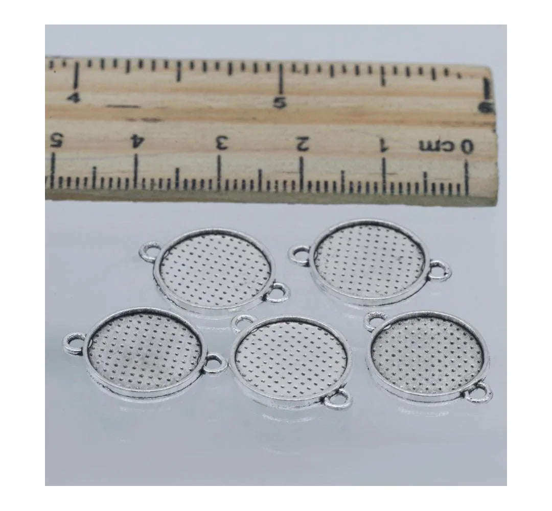 Metal Craft Fitting 5 Pics Round Double Hole MC-3882