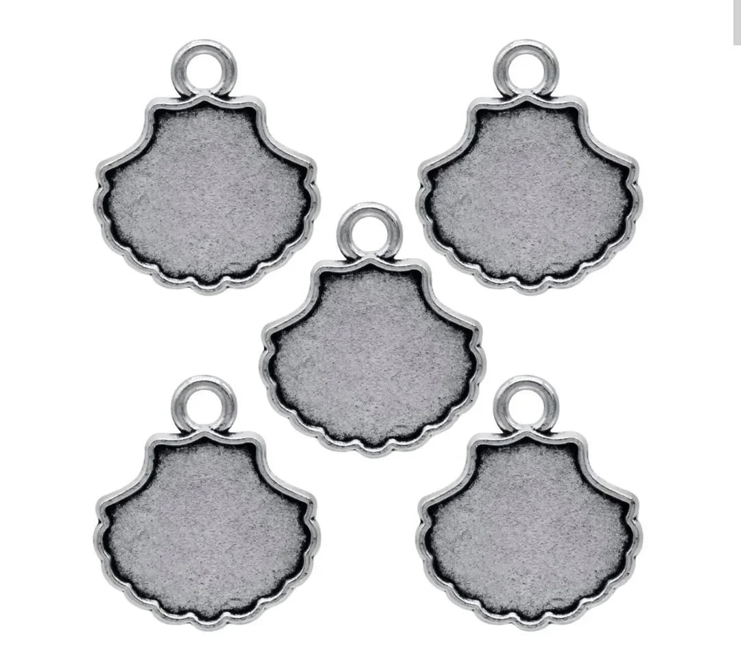 Metal Craft Fitting 5 Pics Sea Shell MC-3622