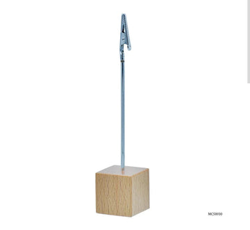 Massage Clip Stand Wooden Base 1.250X1.25Inch MCSW00