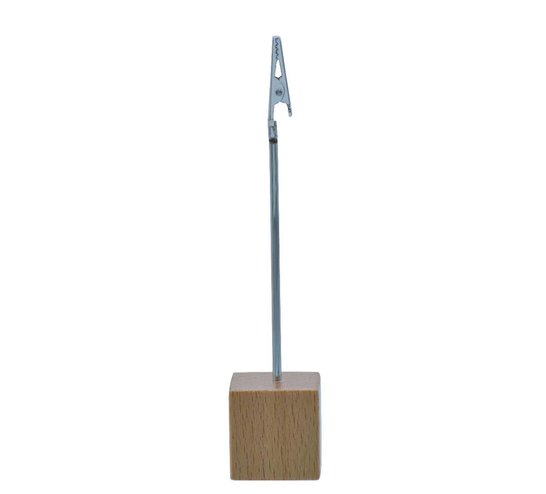 Massage Clip Stand Wooden Base 1.250X1.25Inch MCSW00