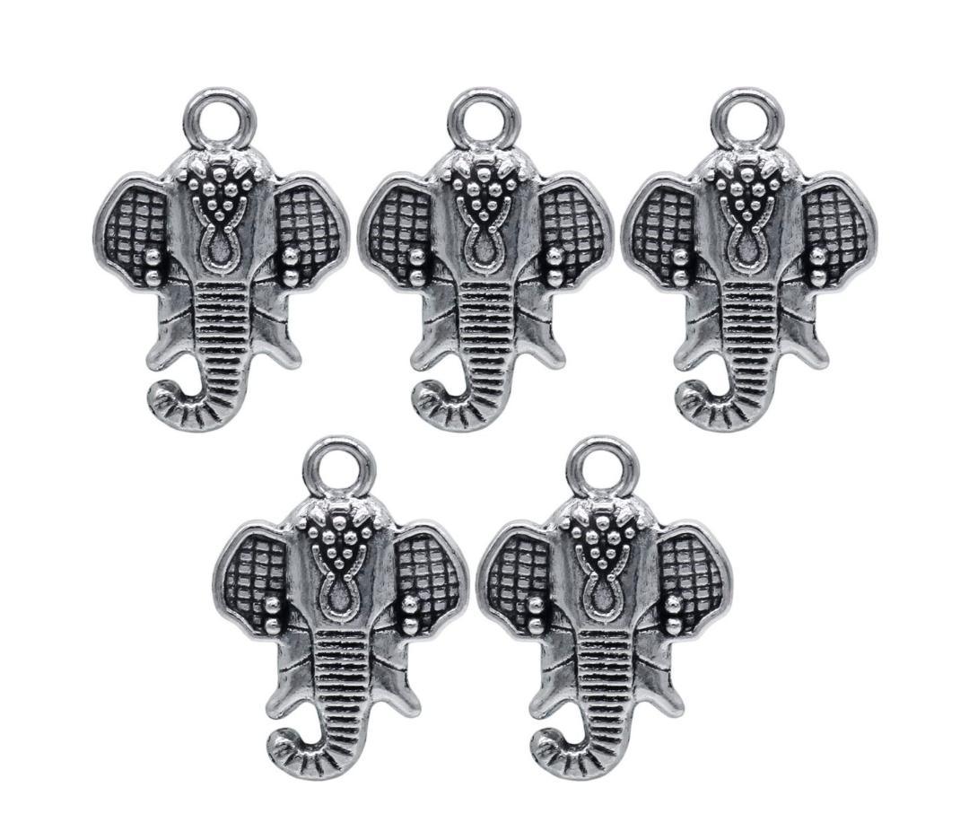 Metal Craft Fitting 5 Pics Elephant Head MC-2034