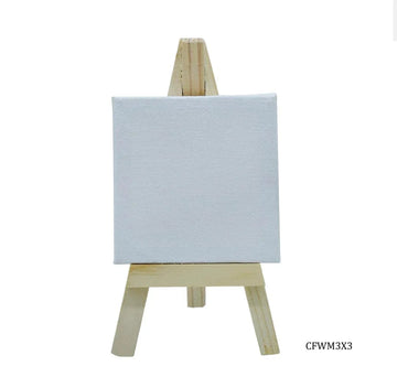 Canvas Frame With Mini Easel Combo 3X3 Inch CFWM3X3
