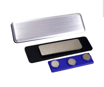 Magnetic Batch (Silver) (70X20mm) 7015S