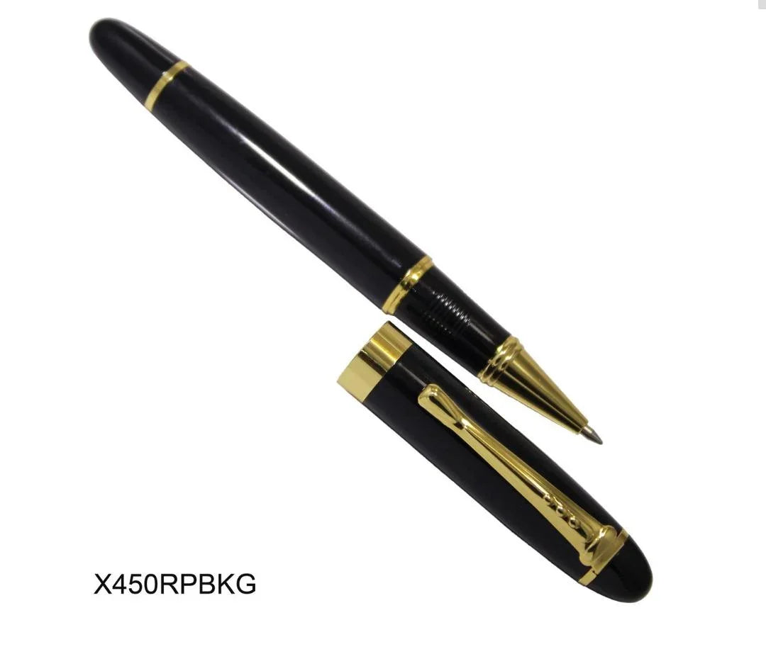 Roller Pen Black Golden Clip X450RPBKG