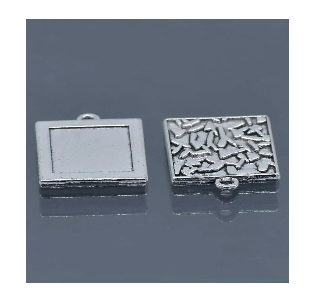 Metal Craft Fitting 2 Pics Square Design MC-2398