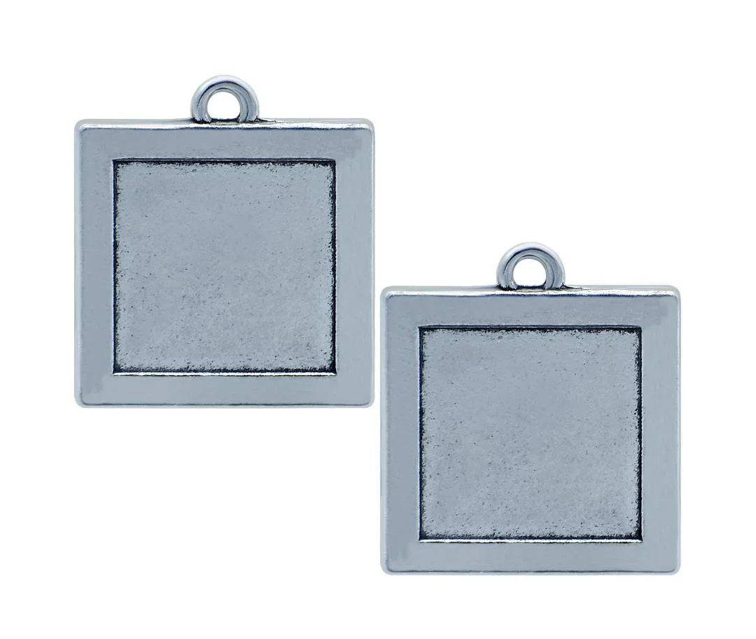 Metal Craft Fitting 2 Pics Square Design MC-2398