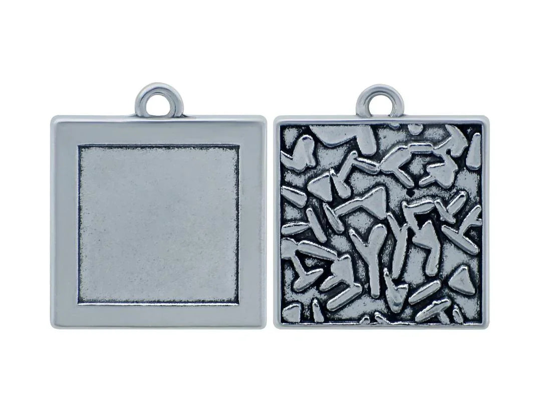 Metal Craft Fitting 2 Pics Square Design MC-2398