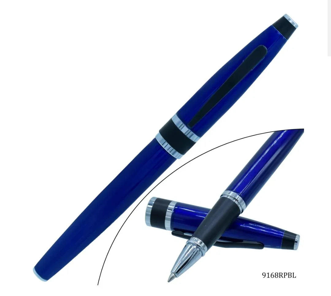 Roller Pen Blue Black Clip 9168RPBL