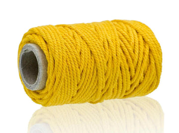Jags Cotton Colour Thread 9 Play 30 Gram Mango Yellow JCCT14