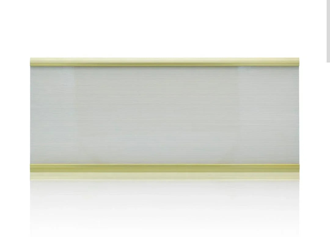 Aluminium Name Plate 12X28CM Gold W-028GD