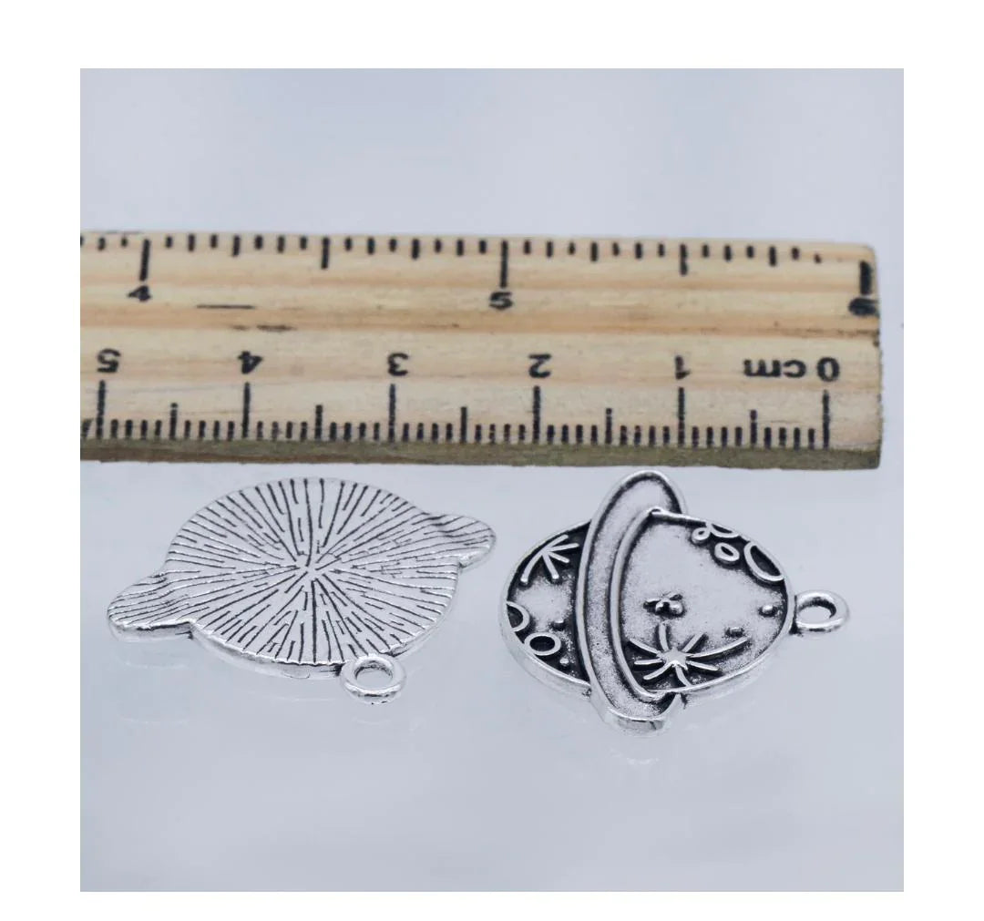 Metal Craft Fitting 2 Pics Space Moon MC-1779