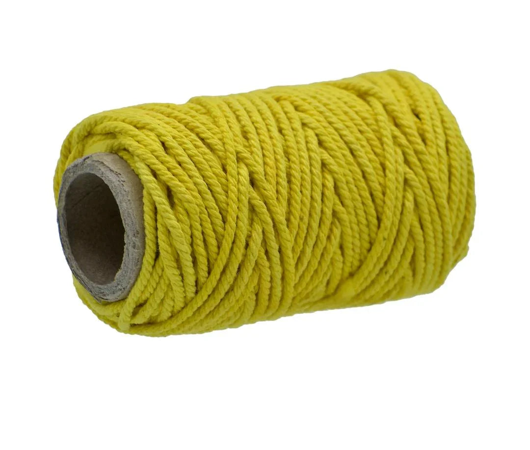 Jags Cotton Colour Thread 9 Play 30 Gram Yellow JCCT10