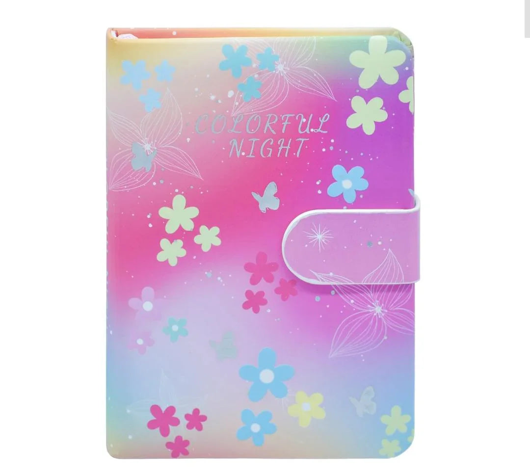 Diary Fancy Printed Colourful Night A6 1958-2