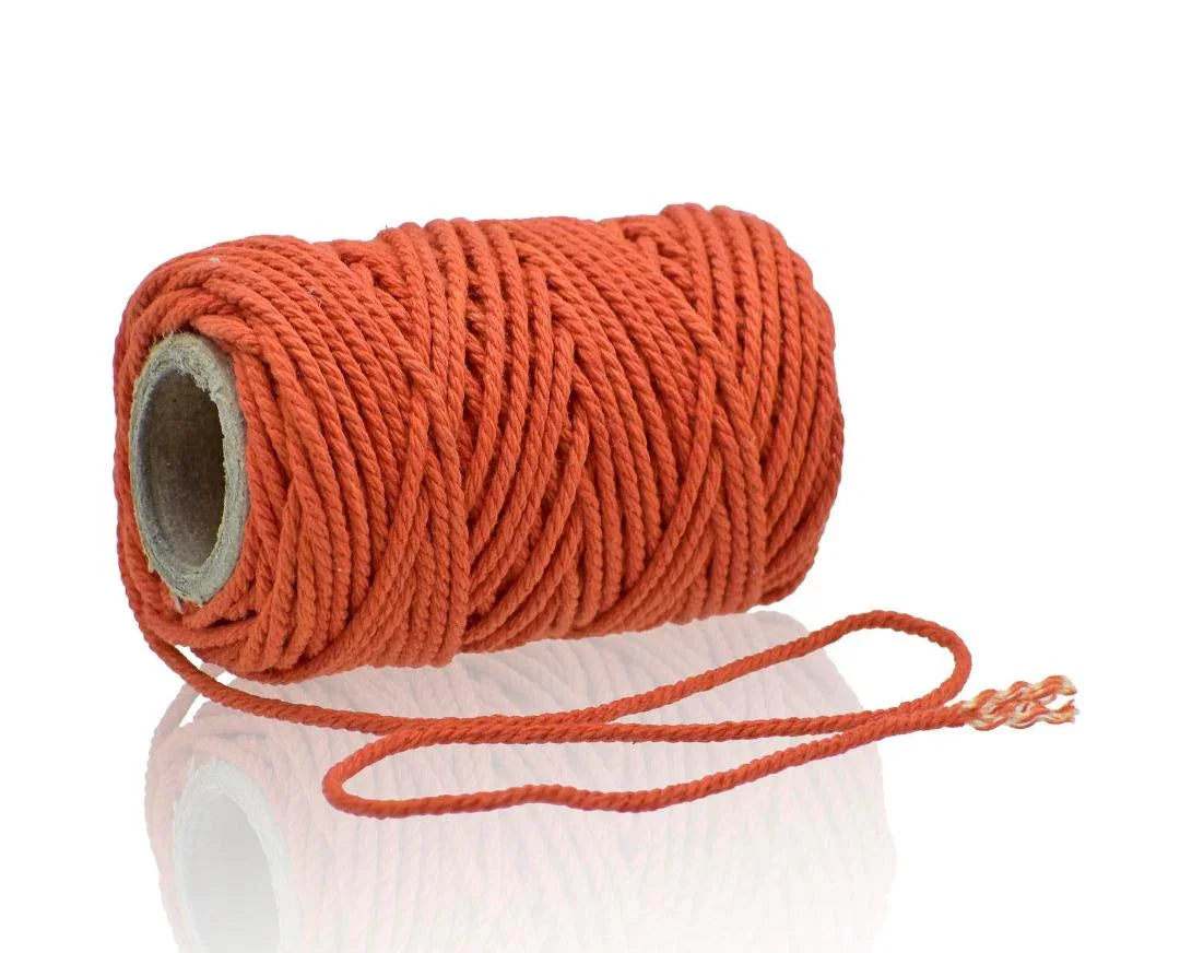 Jags Cotton Colour Thread 9 Play 30 Gram Orenge JCCT09