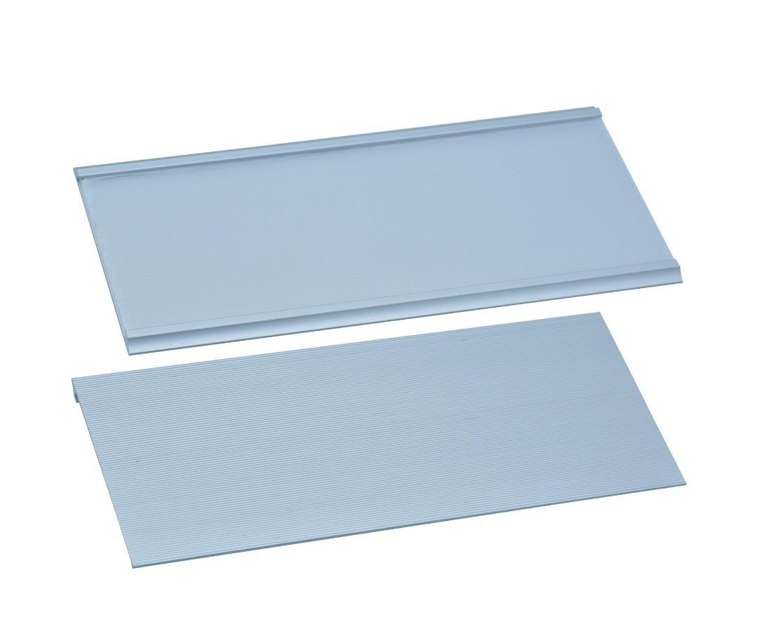 Aluminium Name Plate 9X24CM Silver W-031SR