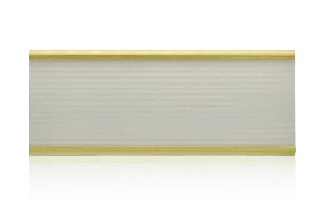 Aluminium Name Plate 9X24CM Gold W-030GD