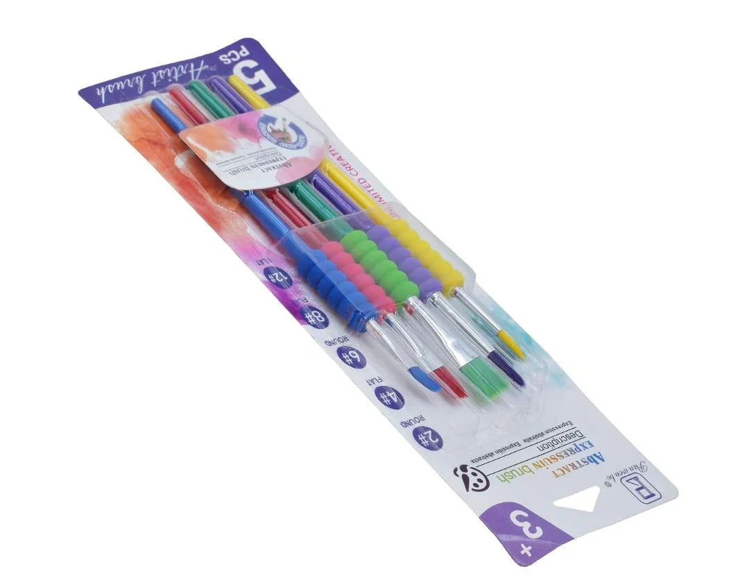 Kids Painting Brush  Mix Set Of 5 Pics HB6185