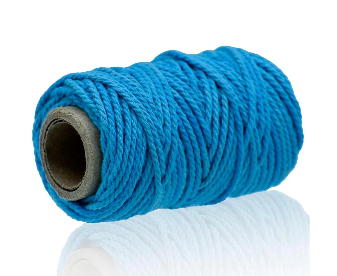 Jags Cotton Colour Thread 9 Play 30 Gram Sky Blue JCCT17
