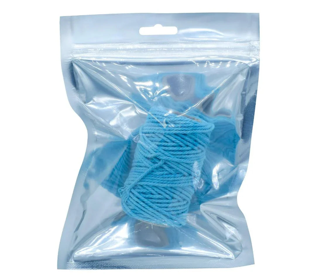 Jags Cotton Colour Thread 9 Play 30 Gram Sky Blue JCCT17